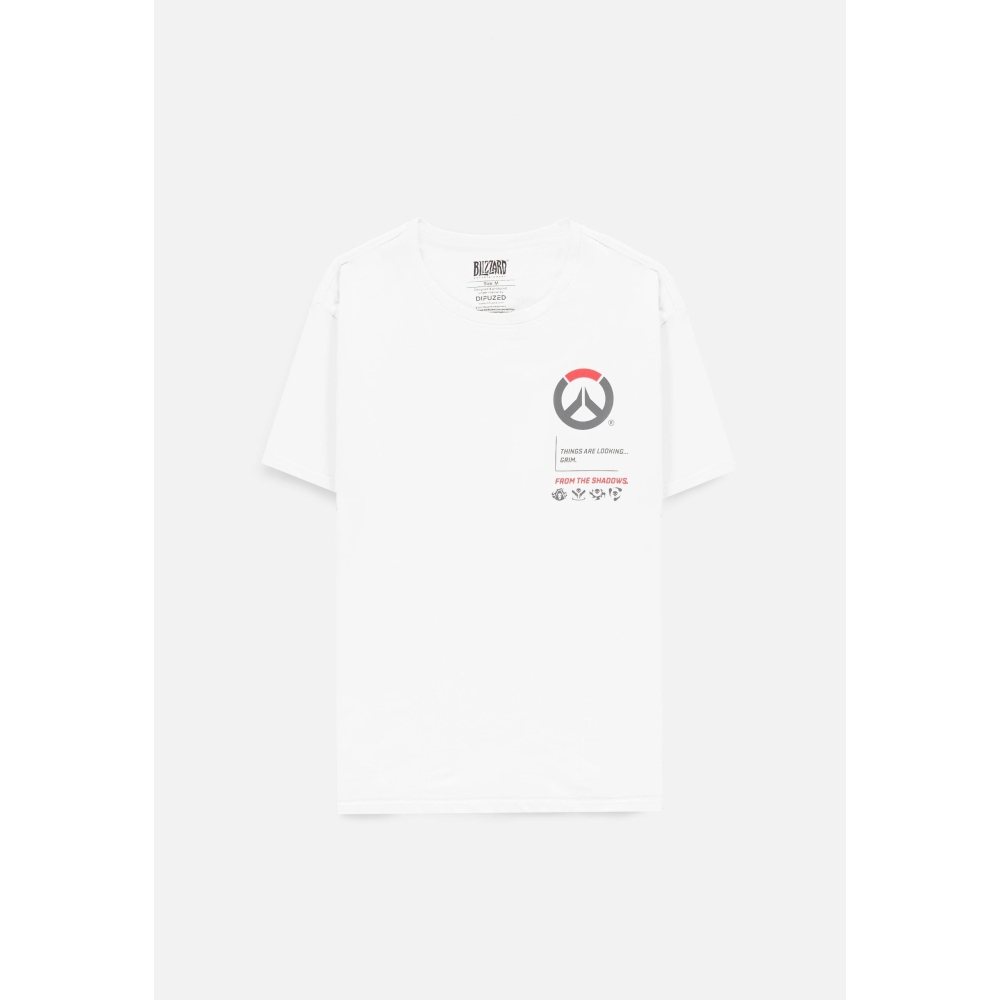 Overwatch - Reaper Guns Heren Tshirt - Wit